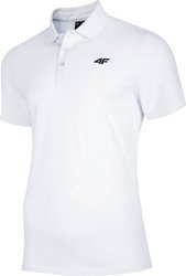 KOSZULKA POLO MĘSKA 4F NOSH4-TSM007 BIAŁA