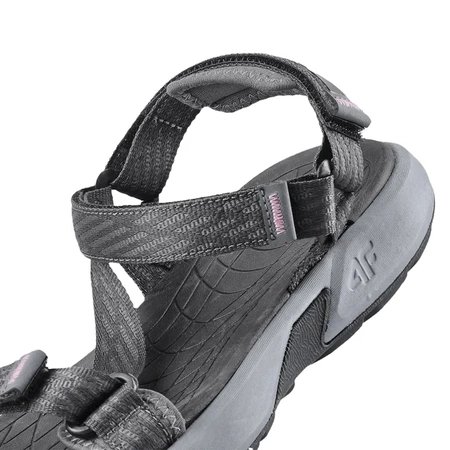 Sandały damskie 4F PATHWAY RSS24FSANF049 ciemny szary