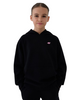 Bluza nierozpinana z kapturem dziewczęca 4FJWSS25TSWSF1478 czarna