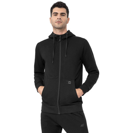 Bluza Męska Rozpinana z kapturem 4F H4Z22 BLM016 czarna