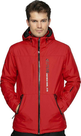 KURTKA ZIMOWA MĘSKA 4F H4Z20-KUMN003 CZERWONA