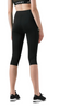 Legginsy 3/4 Damskie Sportowe 4F SS23TFTIF076 czarne