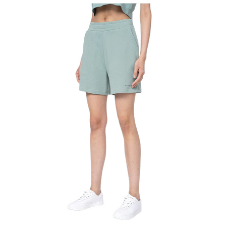 Damskie Krótkie spodenki Dresowe 4F miętowe 4FSS23TSHOF172