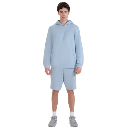 Męska bluza dresowa nierozpinana z kapturem 4FWSS25TSWSM1621 niebieski