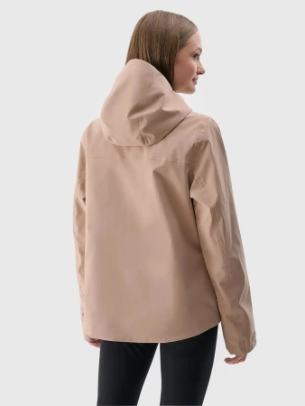 Kurtka techniczna damska 4F 4FWSS25TTJAF702 beż