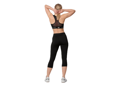 Stanik Treningowy Biustonosz sportowy 4F H4Z22 STAD350 czarny