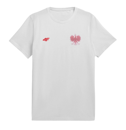 Koszulka Męska 4F polska kibica Lewandowski R4L21-TSM950
