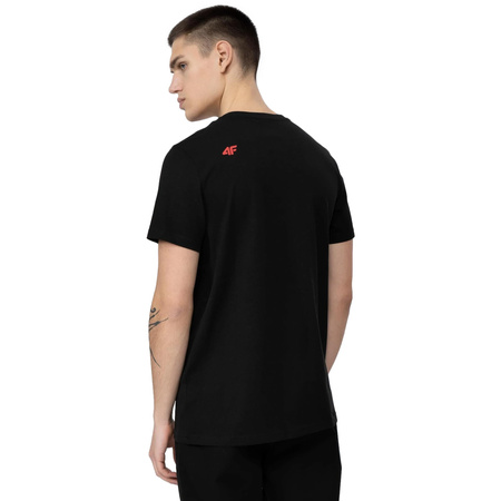 Koszulka 4F T-shirt Męski TSM353 H4L22 -TSM353 Czarny