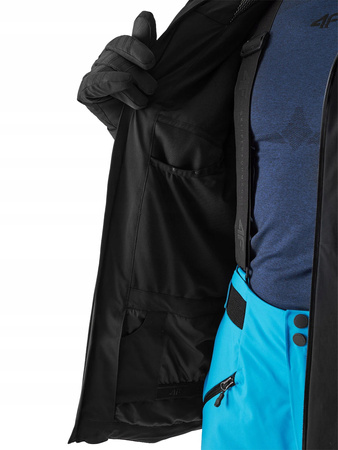 Kurtka narciarska męska 4F 4FWAW24TTJAM574 czarna