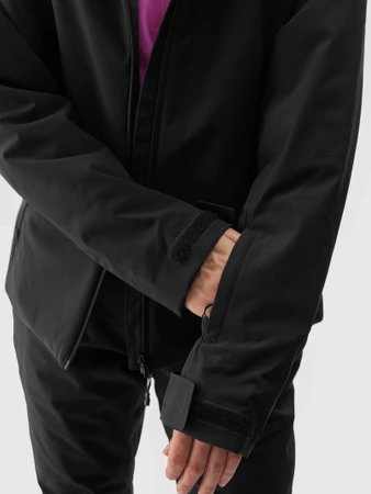 Kurtka zimowa damska narciarska 4F 4FWAW24TTJAF572 czarny