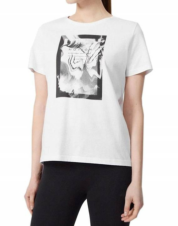 Koszulka T-shirt Damski 4F z nadrukiem H4L22 TSD039 biały