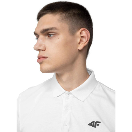 Koszulka Męska 4F Polo H4L22-TSM355 biała