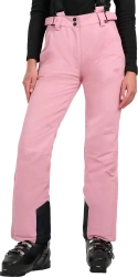 Spodnie narciarskie damskie 4FWAW25TFTRF1157 róż