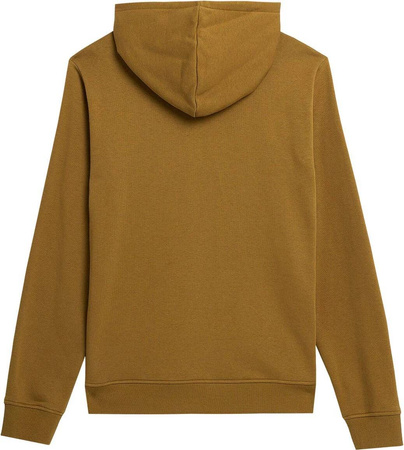 Bluza Męska z kapturem 4F złota 4FAW23TSWSM0773