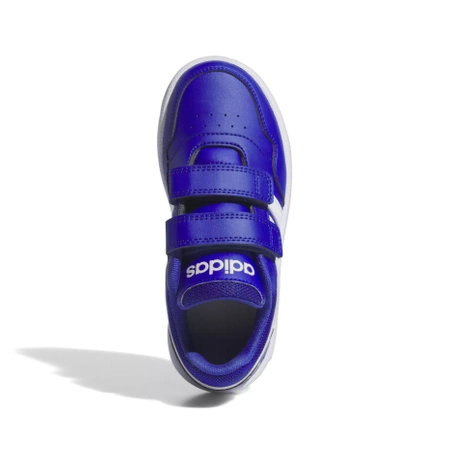 Buty dziecięce sportowe na rzepy adidas IH8013 HOOPS 3.0 niebieskie