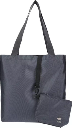 Torba na ramię shopper 4F szary 4FSS23-ASBGF022