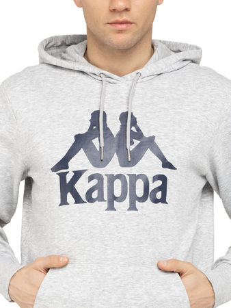 Bluza z kapturem Męska szara Kappa Taino 705322-18M