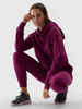 Bluza dresowa damska z kapturem fioletowa 4F WSS24 TSWSF0955