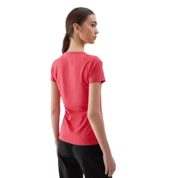 Koszulka damska 4F WSS24TTSHF1163 czerwona