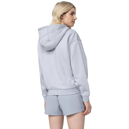 Bluza Damska 4F z kapturem H4L22 BLD031 niebieska