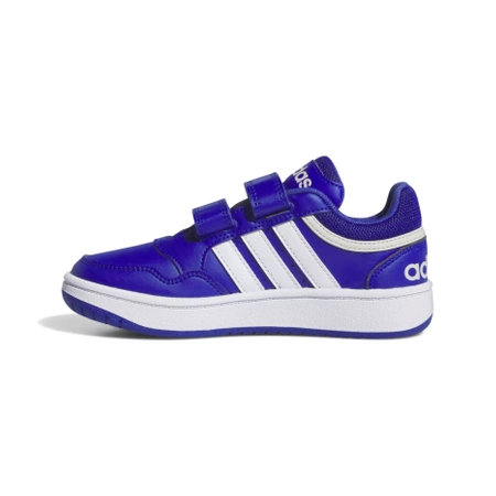 Buty dziecięce sportowe na rzepy adidas IH8013 HOOPS 3.0 niebieskie