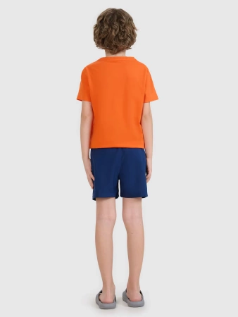 Spodenki plażowe chłopięce 4FJRMM00UBDSM110 granat