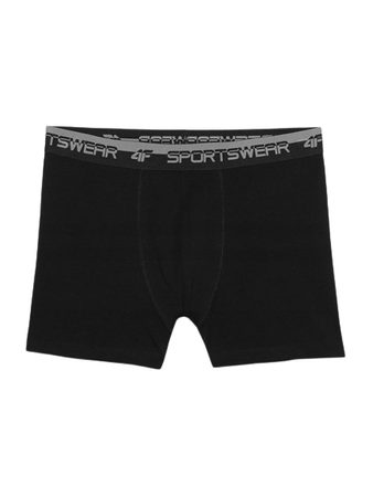Bokserki męskie bawełniane 4F 4FWSS24UBXSM036 czarne 2pak