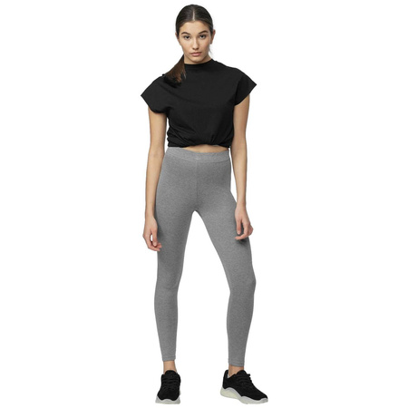 Legginsy Damskie klasyczne 4F H4L21-LEG010 SZARE