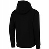 Bluza Męska Rozpinana z kapturem 4F H4L22-BLM014 czarna