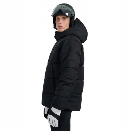 Kurtka narciarska codzienna męska 4FWAW25TTJAM0788 czarna