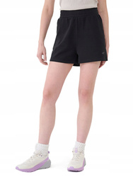 Spodenki damskie dresowe 4FWMM00TSHOF542 czarne