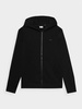 Bluza damska rozpinana z kapturem czarna 4F WSS24 TSWSF0956