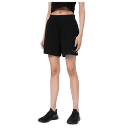 Krótkie spodenki Dresowe Damskie 4F czarne 4FSS23-TSHOF172