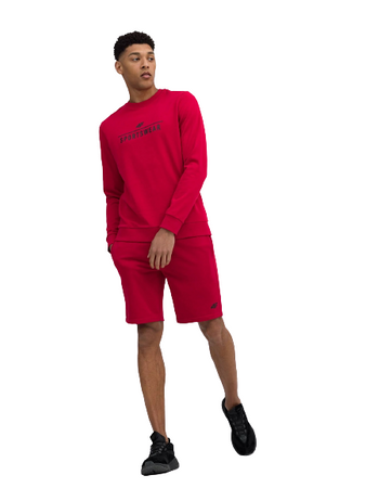 Krótkie Spodenki Dresowe Męskie 4F czerwone SS23 TSHOM156