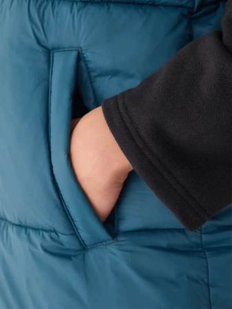 Bezrękawnik kamizelka damska 4FWAW24TVJAF143 morska zieleń