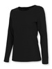 Koszulka z długim rękawem Longsleve Damski 4F H4Z22 TSDL350 czarny