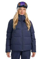 Kurtka narciarska codzienna damska 4FWAW25TTJAF0955 granat