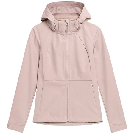Softshell Damski Kurtka 4F H4L22-SFD001 jasny róż