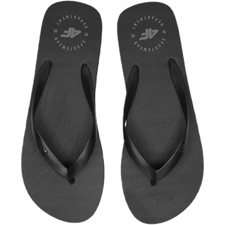 Męskie japonki klapki 4F 4FMM00FFLIM026A ciemny szary