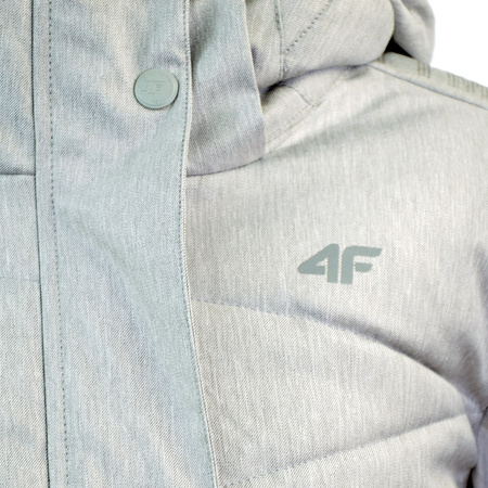 Dziecięca kurtka narciasrka 4F J4Z17 JKUDN401 szary