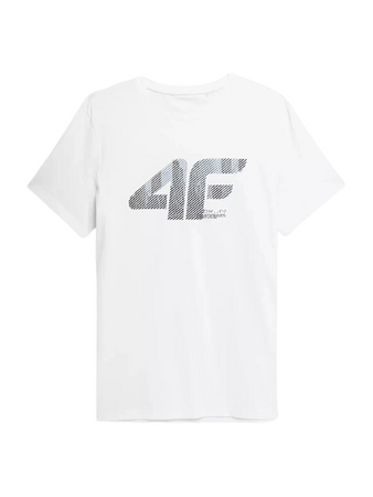 Koszulka Męska 4F biały 4FSS23-TTSHM309