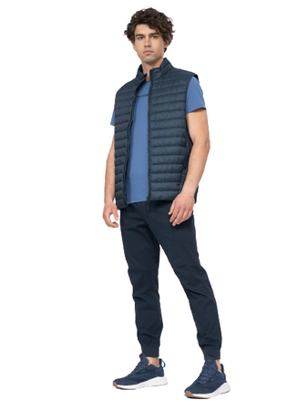 Bezrękawnik puchowy Kamizelka Pikowana Męska 4F H4Z22 KUMP001 granat