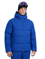 Kurtka narciarska codzienna męska 4FWAW25TTJAM0788 kobalt
