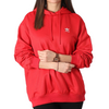 Adidas Originals bluza damska kolor czerwony z kapturem z nadrukiem IP0585