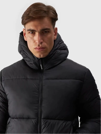 Kurtka puchowa męska 4F 4FWAW24TDJAM480 czarny