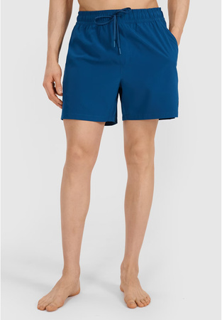 Męskie spodenki plażowe 4F 4FWSS25UBDSM134 morska zieleń