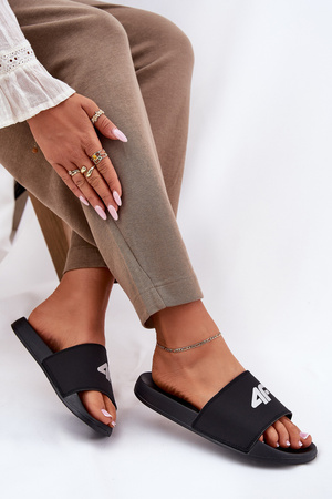 Klapki damskie 4F 4FRMM00FSLIF010 czarny