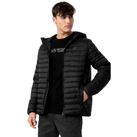 Kurtka puchowa Męska 4F H4Z22 KUMP004 czarna