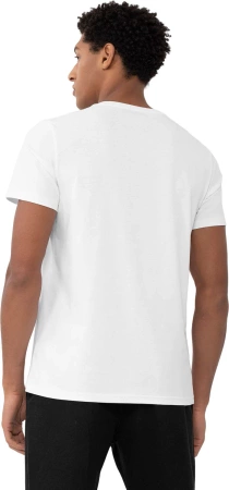 Koszulka Męska biała 4FAW23TTSHM0951