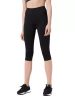 Legginsy 3/4 Damskie Sportowe 4F SS23TFTIF076 czarne